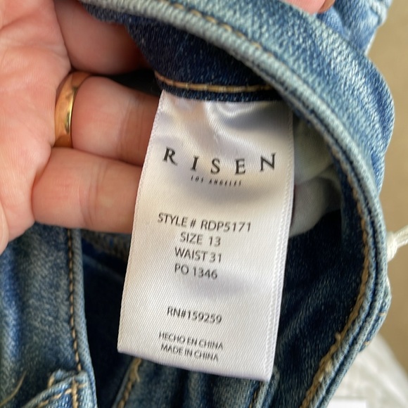 NWT Risen High Rise Capri Jeans. - Picture 5 of 7